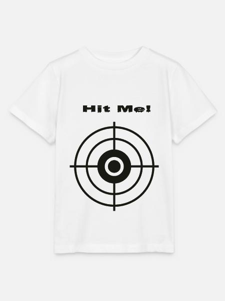 Hit Me dark! - Stanley/Stella Kinder T-Shirt MINI CREATOR  - Weiß