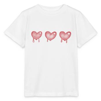 Cœur Coeur - T-shirt bio MINI CREATOR Stanley/Stella Enfant - blanc - Devant - Maike (125cm)