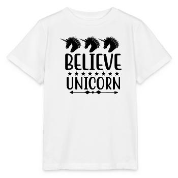 Belief in Unicorn Unicorn - Stanley/Stella MINI CREATOR Kids’ T-Shirt - white - Front - Maike (125cm)
