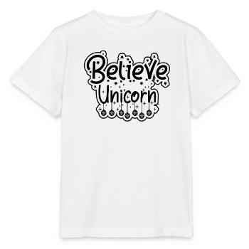 Belief in Unicorn Unicorn - Stanley/Stella MINI CREATOR Kids’ T-Shirt - white - Front - Maike (125cm)