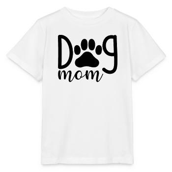 Dog mom - Stanley/Stella MINI CREATOR Kids’ T-Shirt - white - Front - Maike (125cm)