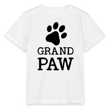 Large paw - Stanley/Stella MINI CREATOR Kids’ T-Shirt - white - Front - Maike (125cm)