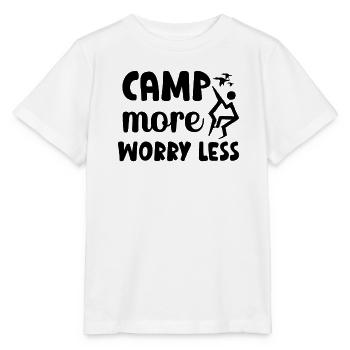 Urlaub Naturliebhaber Camping lustiger Spruch - Stanley/Stella Kinder T-Shirt MINI CREATOR  - Weiß - Vorne - Maike (125cm)