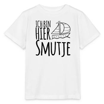 Ich bin hier Smutje - Stanley/Stella Kinder T-Shirt MINI CREATOR  - Weiß - Vorne - Maike (125cm)