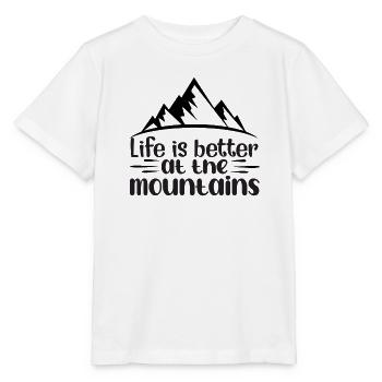 Abenteuer warten auf dich - Stanley/Stella Kinder T-Shirt MINI CREATOR  - Weiß - Vorne - Maike (125cm)