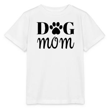 Dog mom - Stanley/Stella MINI CREATOR Kids’ T-Shirt - white - Front - Maike (125cm)