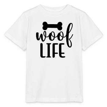 Wuff-Leben - Stanley/Stella Kinder T-Shirt MINI CREATOR  - Weiß - Vorne - Maike (125cm)
