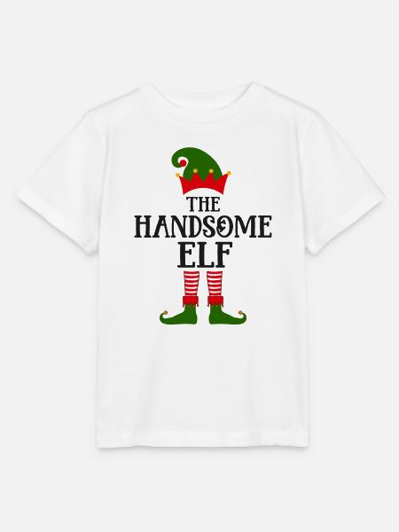 Der gutaussehende Elf Weihnachtszeit - Stanley/Stella Kinder T-Shirt MINI CREATOR  - Weiß