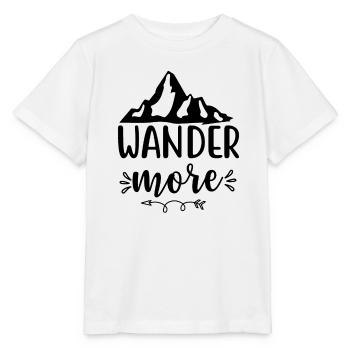 Urlaub Naturliebhaber Camping lustiger Spruch - Stanley/Stella Kinder T-Shirt MINI CREATOR  - Weiß - Vorne - Maike (125cm)