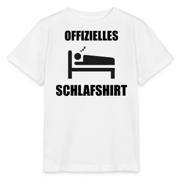 Offizielles Schlafshirt - Stanley/Stella Kinder T-Shirt MINI CREATOR  - Weiß - Vorne - Maike (125cm)