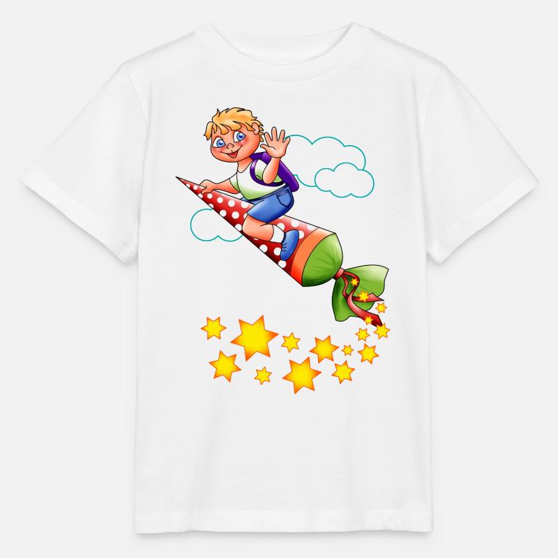 Einschulung Junge - Stanley/Stella Kinder T-Shirt MINI CREATOR  - Weiß