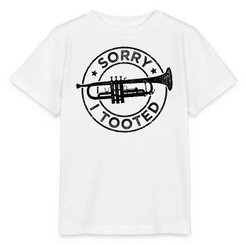 Trumpet Brass Music Trumpeter Orchestra Musicians - Stanley/Stella MINI CREATOR Kids’ T-Shirt - white - Front - Maike (125cm)