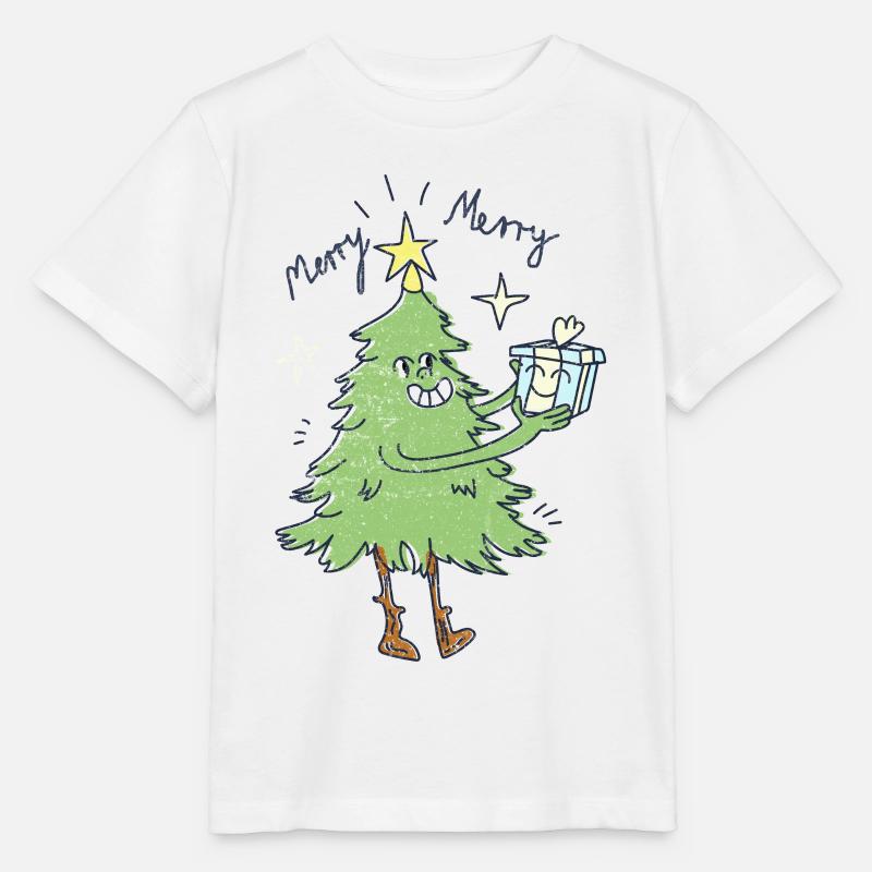 Weihnachtsbaum - Stanley/Stella Kinder T-Shirt MINI CREATOR  - Weiß