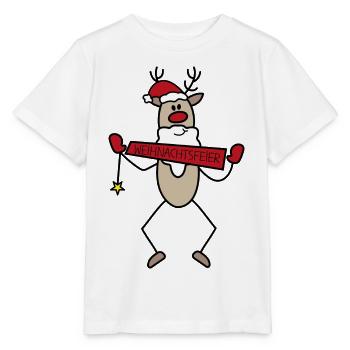 Weihnachtsfeier - Stanley/Stella Kinder T-Shirt MINI CREATOR  - Weiß - Vorne - Maike (125cm)