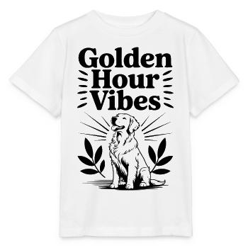 Stimmung zur Goldenen Stunde - Stanley/Stella Kinder T-Shirt MINI CREATOR  - Weiß - Vorne - Maike (125cm)