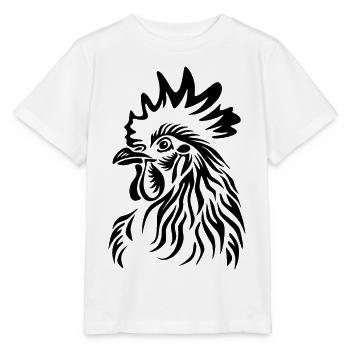 Rooster Chicken Chicken Chicken Coop Farmer Farm - Stanley/Stella MINI CREATOR Kids’ T-Shirt - white - Front - Maike (125cm)