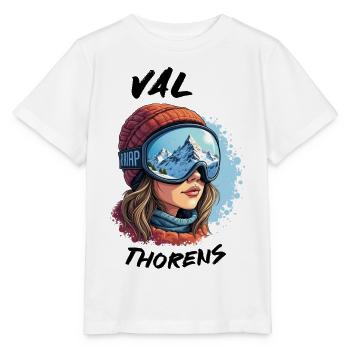 Val Thorens Ski 3 Vallées Haute Station Europe - T-shirt bio MINI CREATOR Stanley/Stella Enfant - blanc - Devant - Maike (125cm)