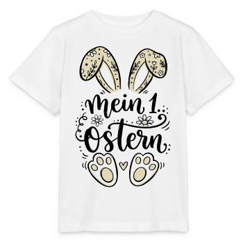 Mein erstes Ostern - Osterhase - Stanley/Stella Kinder T-Shirt MINI CREATOR  - Weiß - Vorne - Maike (125cm)