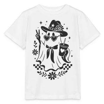 Cowgirl Geist - Stanley/Stella Kinder T-Shirt MINI CREATOR  - Weiß - Vorne - Maike (125cm)
