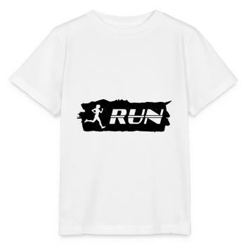 Running, Runner - Run - Stanley/Stella MINI CREATOR Kids’ T-Shirt - white - Front - Maike (125cm)