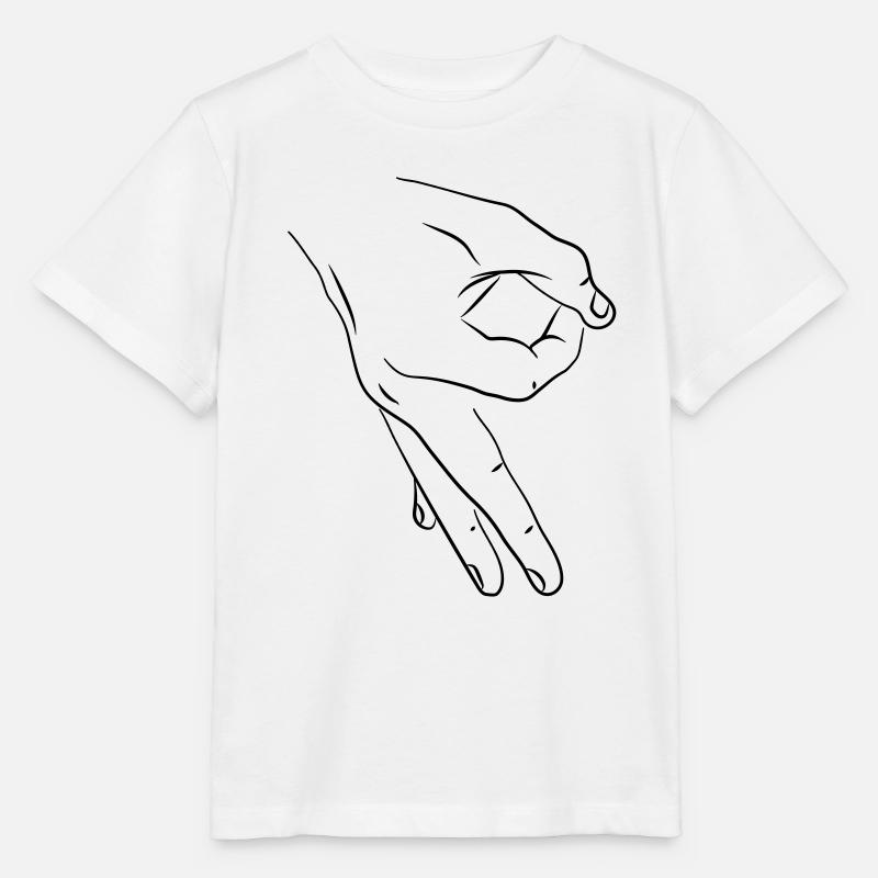 jeu mains - T-shirt bio MINI CREATOR Stanley/Stella Enfant - blanc