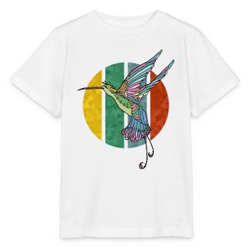 Humming-bird - Stanley/Stella MINI CREATOR Kids’ T-Shirt - white - Front - Maike (125cm)