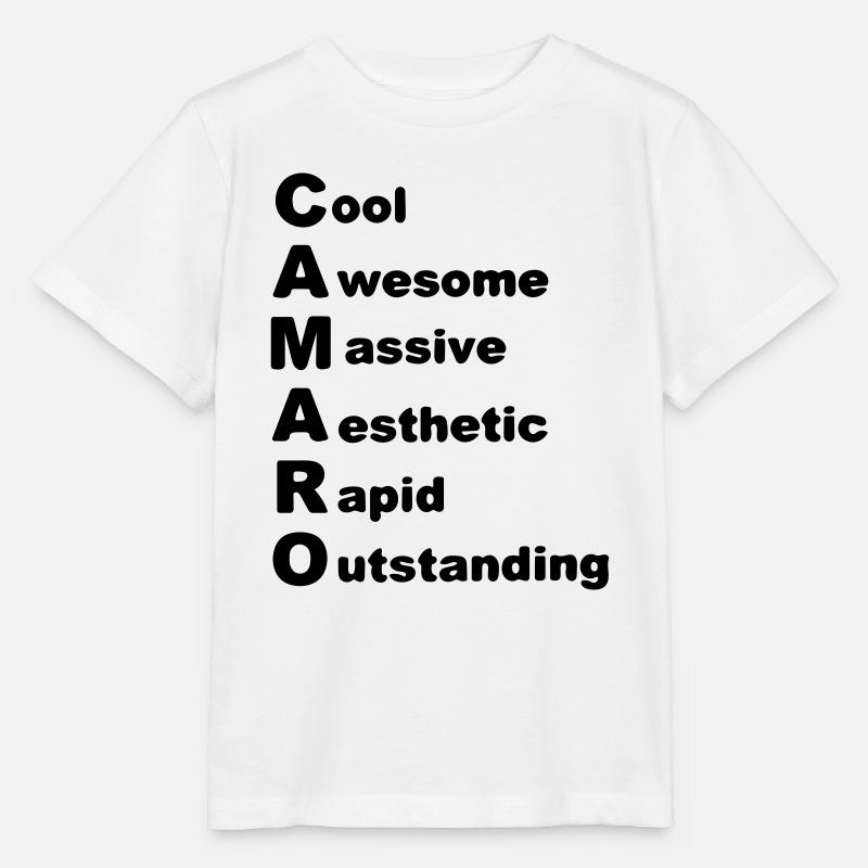 Camaro - T-shirt bio MINI CREATOR Stanley/Stella Enfant - blanc