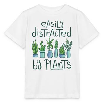 Plante plantes plantes jardinage conception - T-shirt bio MINI CREATOR Stanley/Stella Enfant - blanc - Devant - Maike (125cm)