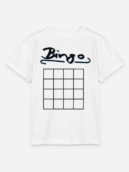 Bingo Spiel - Stanley/Stella Kinder T-Shirt MINI CREATOR  - Weiß