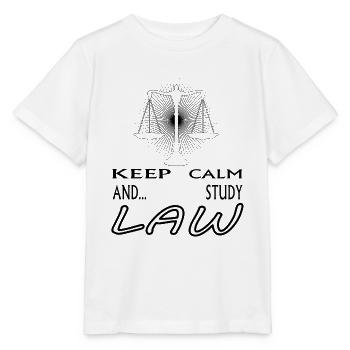 Jura studieren Jura-Student Anwalt Geschenkidee - Stanley/Stella Kinder T-Shirt MINI CREATOR  - Weiß - Vorne - Maike (125cm)