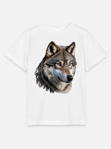 Der Wolf - Stanley/Stella Kinder T-Shirt MINI CREATOR  - Weiß