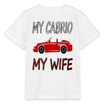 Driving a convertible convertible driver saying gift idea - Stanley/Stella MINI CREATOR Kids’ T-Shirt - white - Front - Maike (125cm)