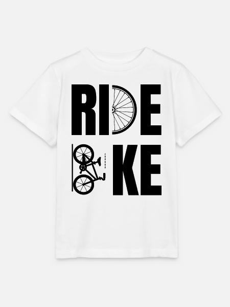 FAHRRAD FAHREN - Stanley/Stella Kinder T-Shirt MINI CREATOR - Weiß