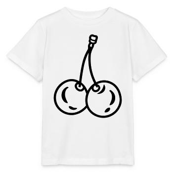 cerise - T-shirt bio MINI CREATOR Stanley/Stella Enfant - blanc - Devant - Maike (125cm)