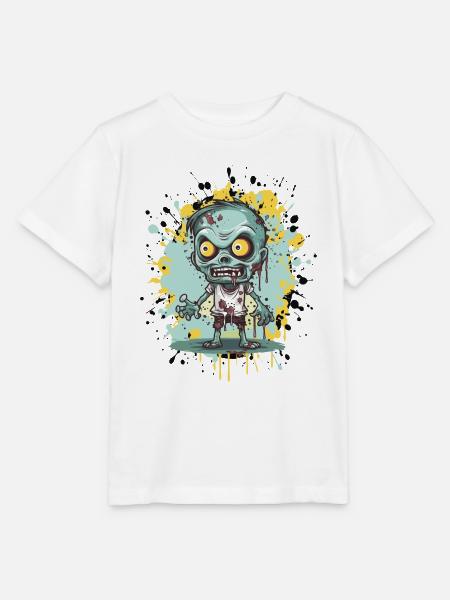 Zombie Comic - Stanley/Stella Kinder T-Shirt MINI CREATOR  - Weiß