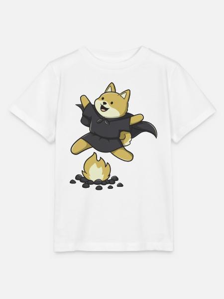 Magic Degen - Fire - Stanley/Stella Kinder T-Shirt MINI CREATOR - Weiß