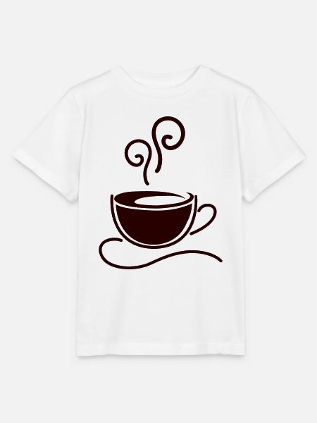 Coffee Kaffee - Stanley/Stella Kinder T-Shirt MINI CREATOR - Weiß