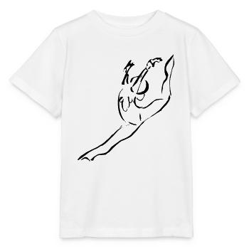 GINNASTA, SPLIT, ARTISTIC GYM - Stanley/Stella MINI CREATOR Kids’ T-Shirt - white - Front - Maike (125cm)