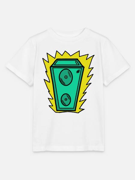 Lautsprecher Grün - Stanley/Stella Kinder T-Shirt MINI CREATOR - Weiß