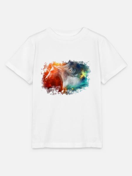 Pferd - Stanley/Stella Kinder T-Shirt MINI CREATOR - Weiß