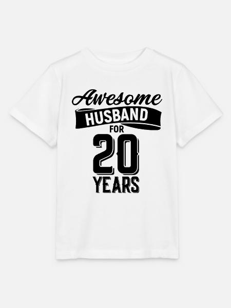 20. Hochzeitstag - Stanley/Stella Kinder T-Shirt MINI CREATOR  - Weiß