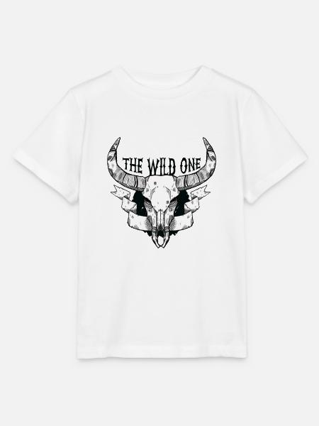 Totenkopf - Stanley/Stella Kinder T-Shirt MINI CREATOR - Weiß