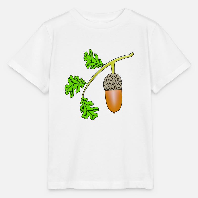 Eichel Blatt Eiche bea - Stanley/Stella Kinder T-Shirt MINI CREATOR - Weiß