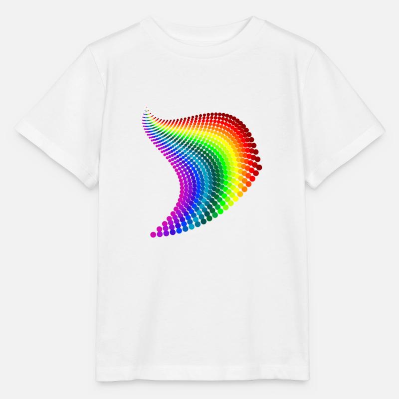 regenbogen - Stanley/Stella Kinder T-Shirt MINI CREATOR - Weiß
