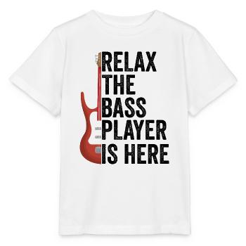 E-Bass Bass Bassist Bass-Gitarrist Geschenk - Stanley/Stella Kinder T-Shirt MINI CREATOR  - Weiß - Vorne - Maike (125cm)