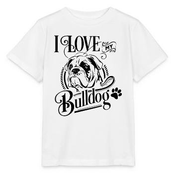 Bulldog - Stanley/Stella MINI CREATOR Kids’ T-Shirt - white - Front - Maike (125cm)