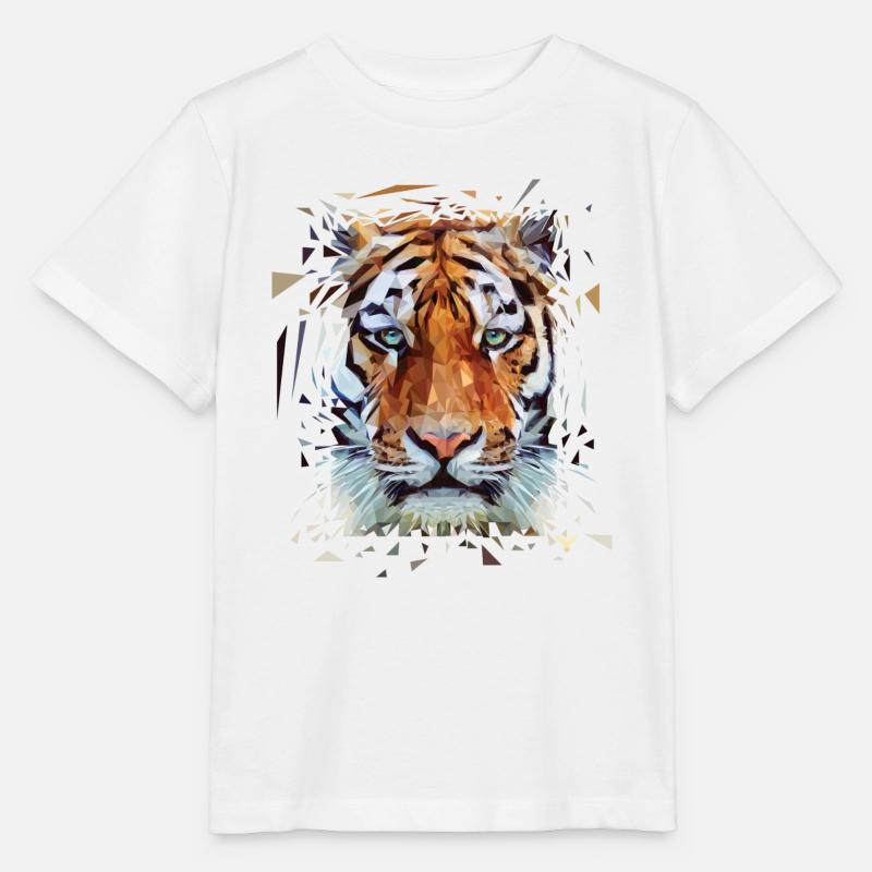 Tiger - Stanley/Stella Kinder T-Shirt MINI CREATOR - Weiß