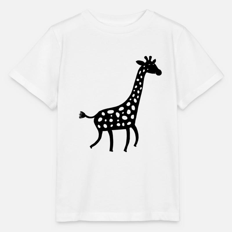 Girafe - T-shirt bio MINI CREATOR Stanley/Stella Enfant - blanc