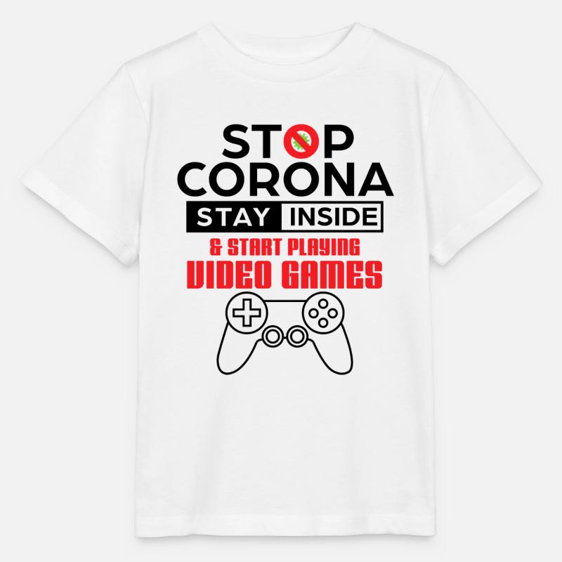 VIDEO GAMES - Stanley/Stella Kinder T-Shirt MINI CREATOR  - Weiß