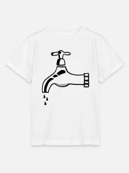 Klempner Wasserhahn - Stanley/Stella Kinder T-Shirt MINI CREATOR - Weiß